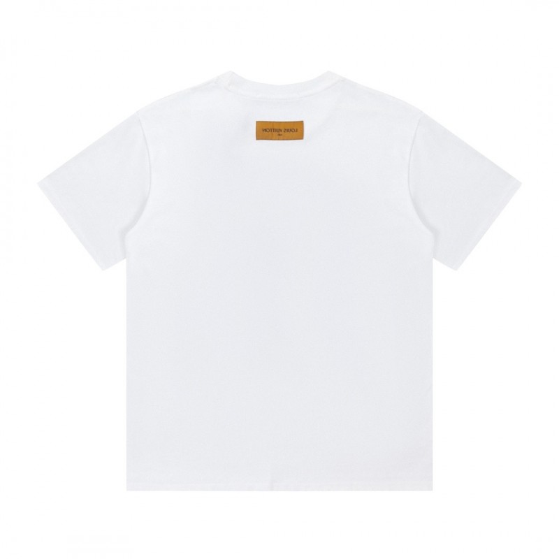 L0*is V*t0n Logo lettering T-shirt with 23SS neckline
