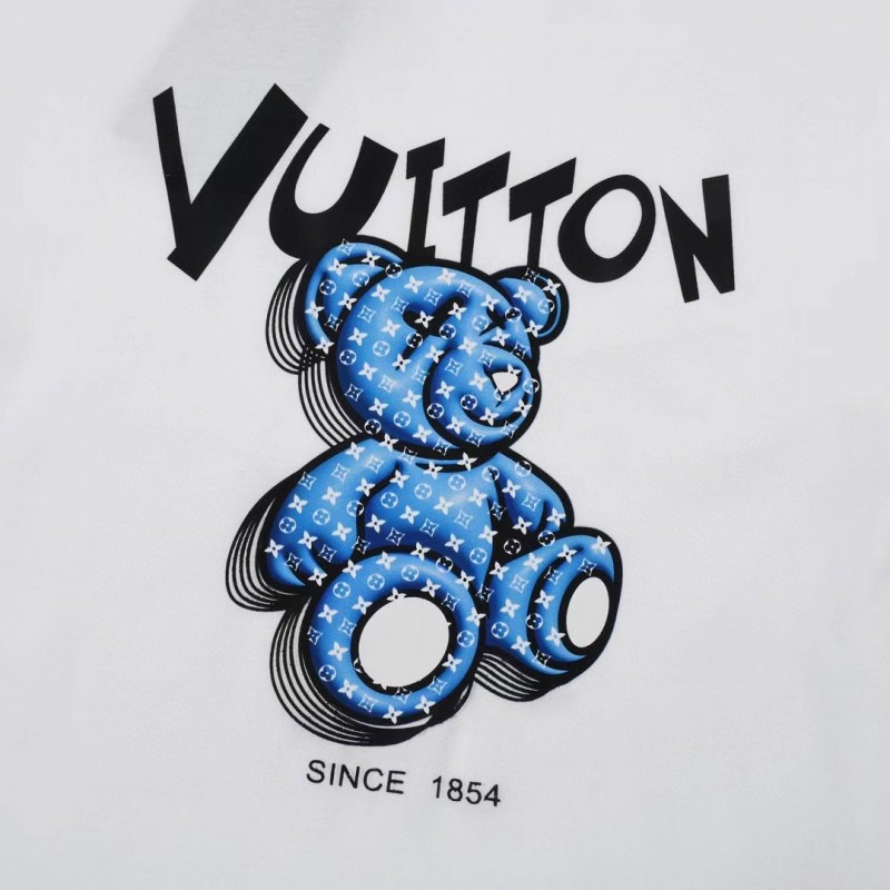 L0*is V*t0n 23SS printed bear T-shirt