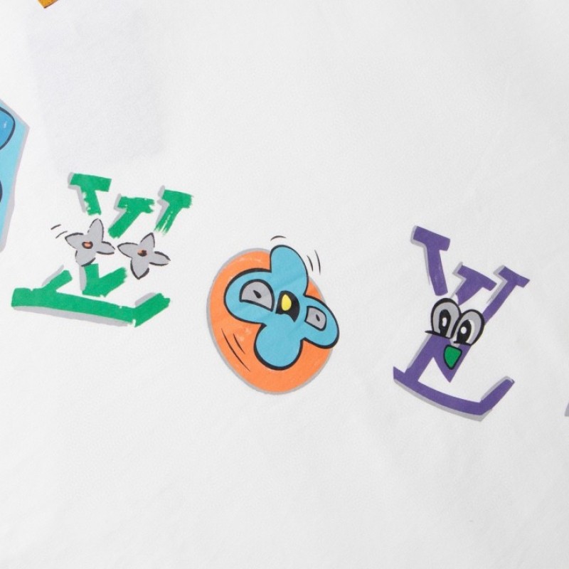 L0*is V*t0n 23ss front and back patterned t-shirt