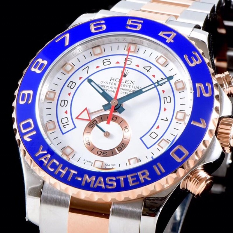 R*l*x YM2 yachts famous second generation steel band version wristwatch