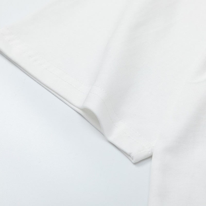 G*u*i  23SS double G vertical stripe foam printed t-shirt