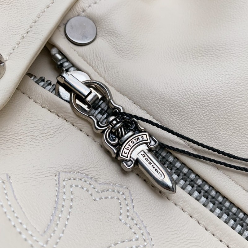 Ch**me He**ts Leather jacket