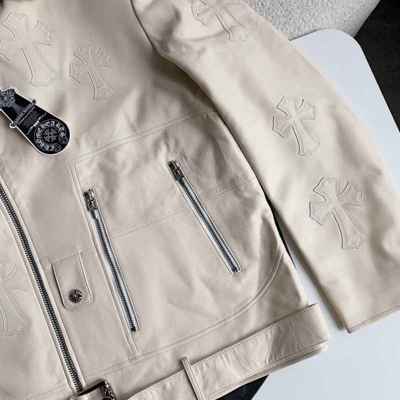 Ch**me He**ts Leather jacket