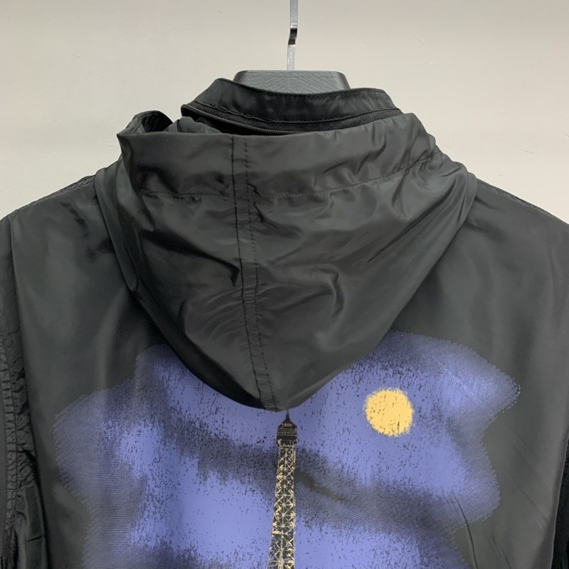 Ba*len*cia*ga BLCG Tower Night View waterproof jacket