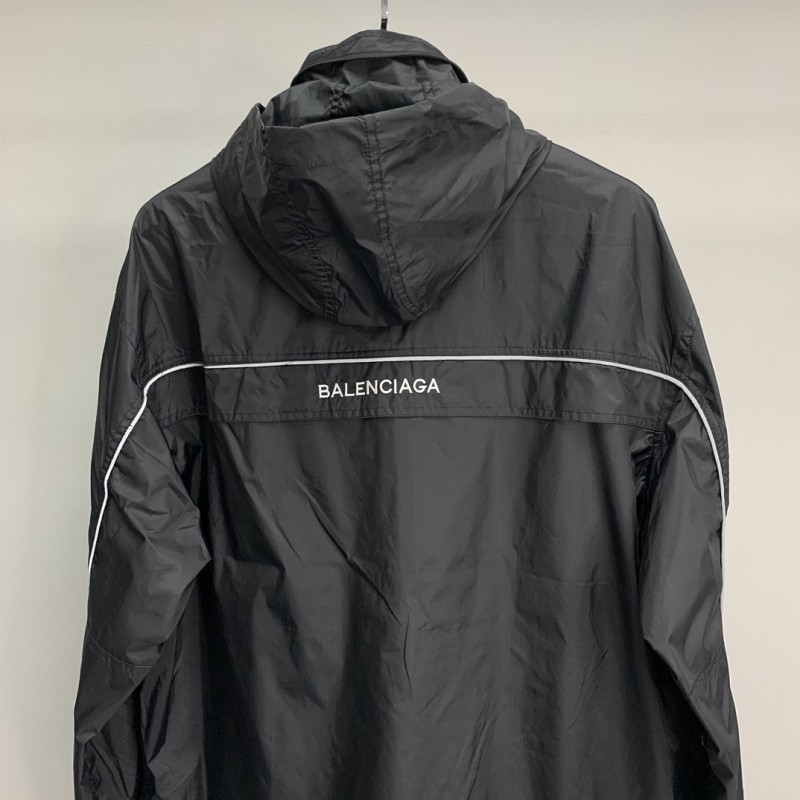 Ba*len*cia*ga BLCG reflective half zipper jacket
