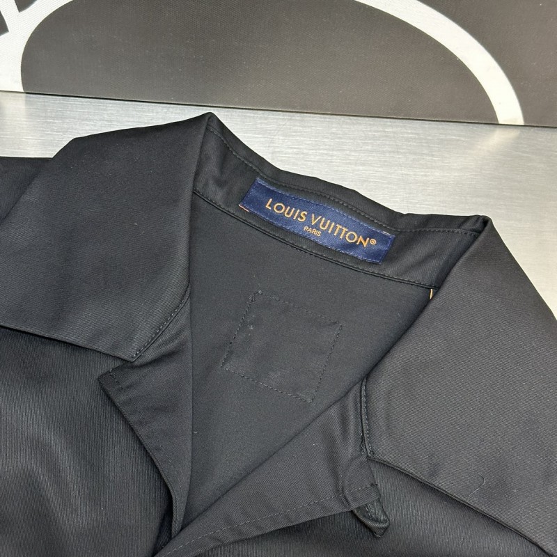 L0*is V*t0n Iron Tower embroidered monogrammed shirt