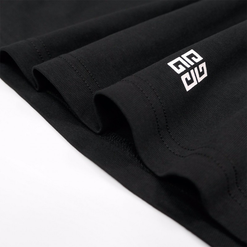 Givenchy 2024ss new summer feather print t-shirt