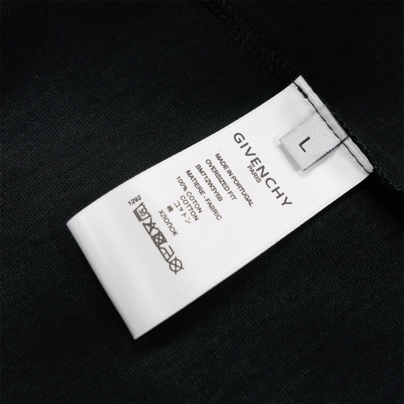 Givenchy 2024ss new summer feather print t-shirt