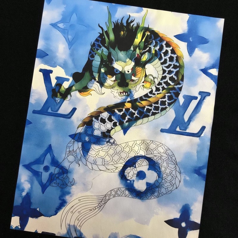 L0*is V*t0n Dragon Cloud printed T-shirt