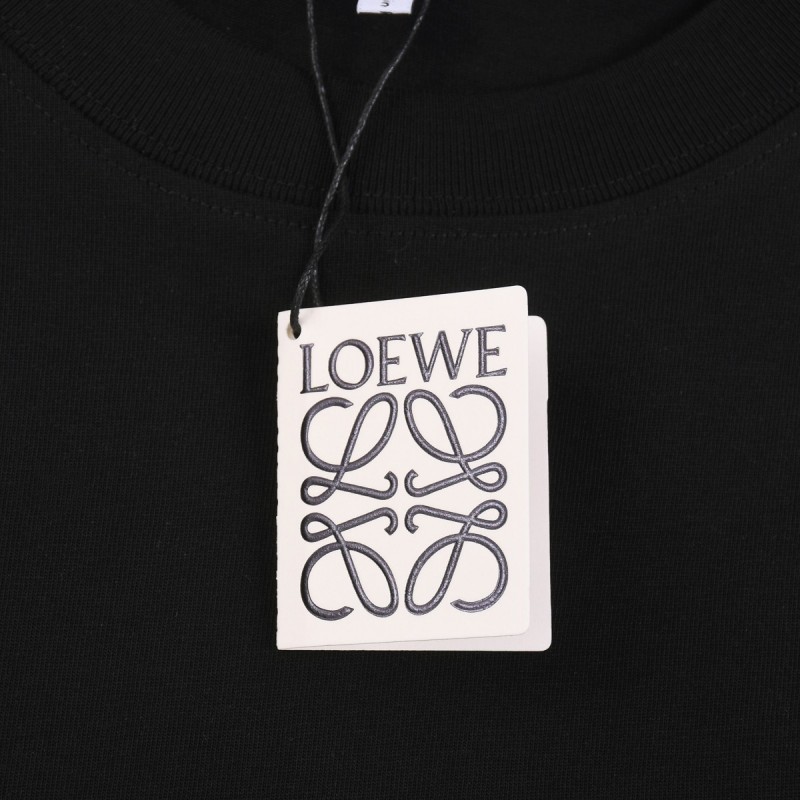 L0ew* Springsummer 2024 new round neck T-shirt