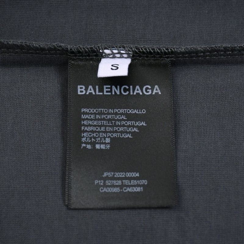 Ba*len*cia*ga 24s double B dot printing t-shirt