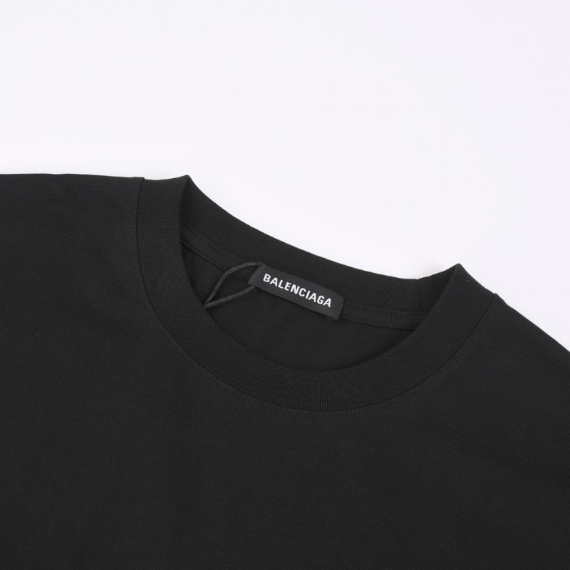 Ba*len*cia*ga 24s double B dot printing t-shirt