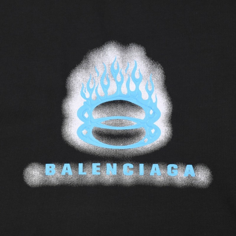 Ba*len*cia*ga 24s double B dot printing t-shirt