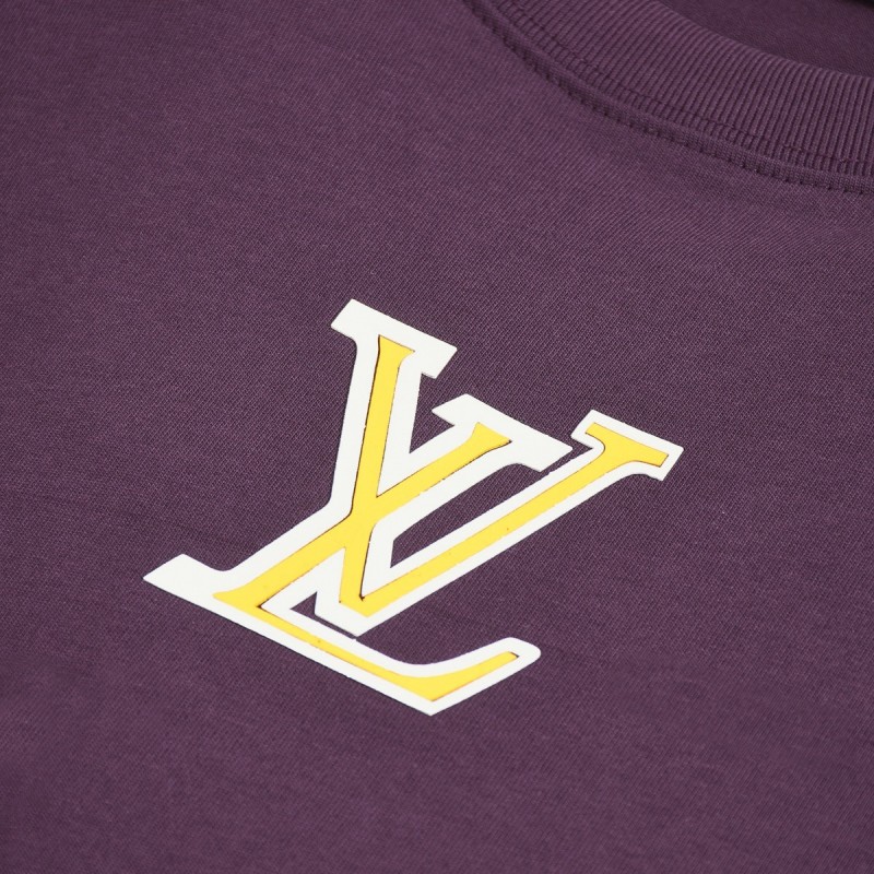 L0*is V*t0n T-shirt with yellow and white logo
