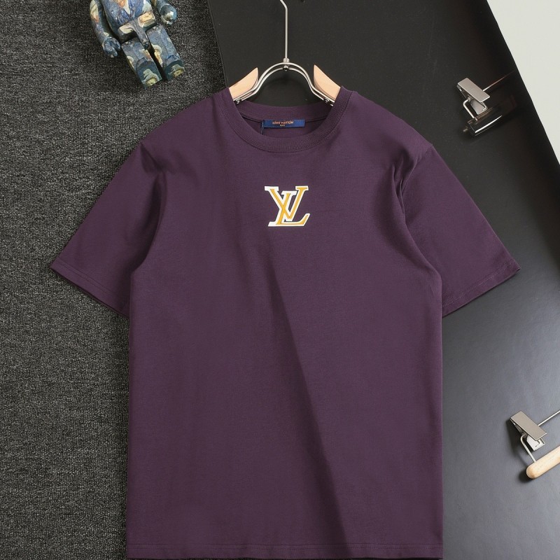 L0*is V*t0n T-shirt with yellow and white logo