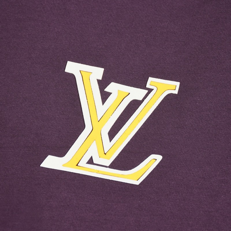 L0*is V*t0n T-shirt with yellow and white logo