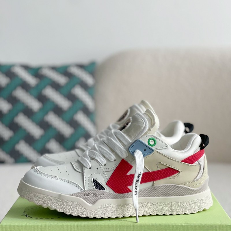 Off-White Out-Off-Office Leather Sneakers