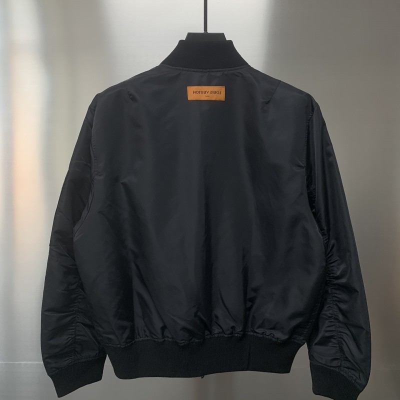 L0*is V*t0n graffiti jacquard knit zipped jacket