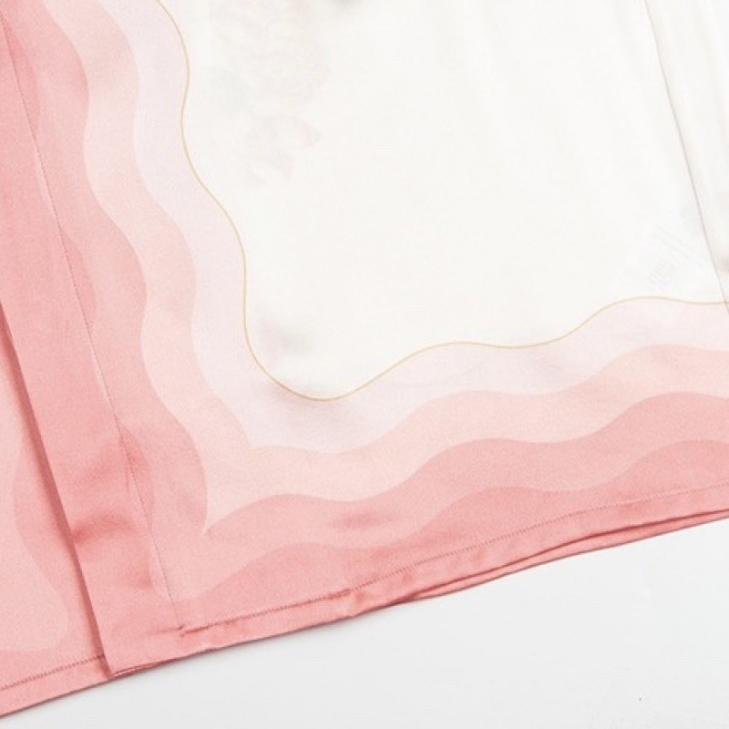 Casablanca Pure silk wide little holiday wind shirt