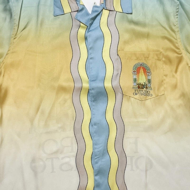 Casablanca PROM party thinning print lazy casual n style shirt