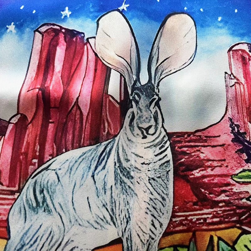 Casablanca 23SS Star Rabbit Cactus Hawaiian long sleeve shirt