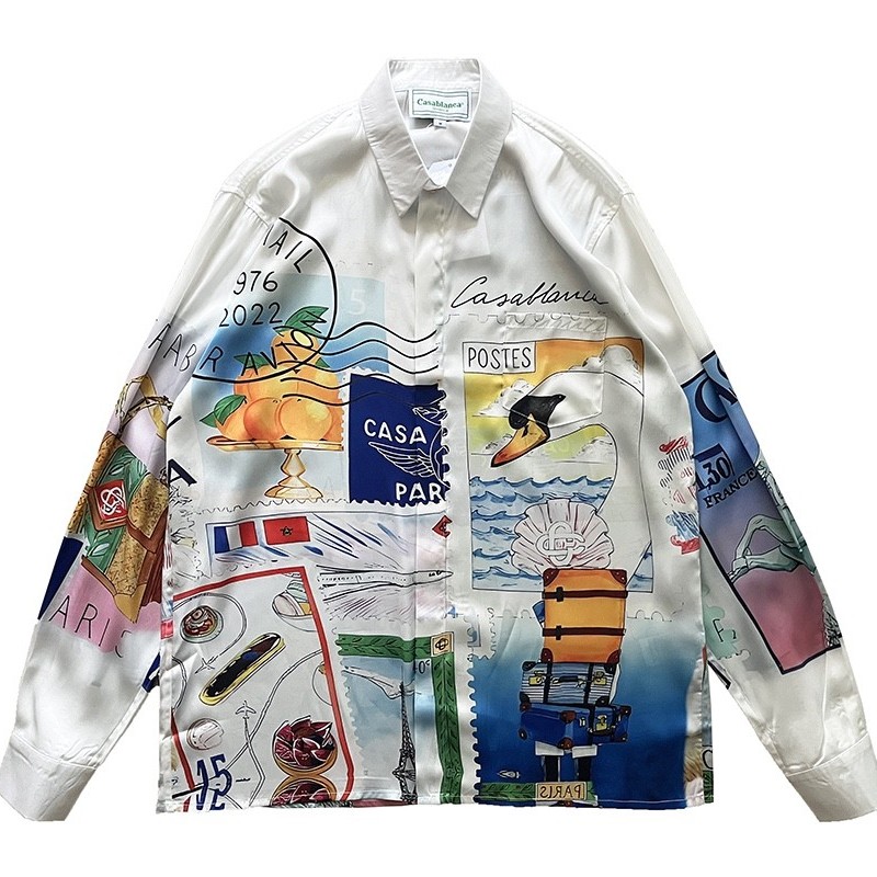 Casablanca Swan long sleeve shirt