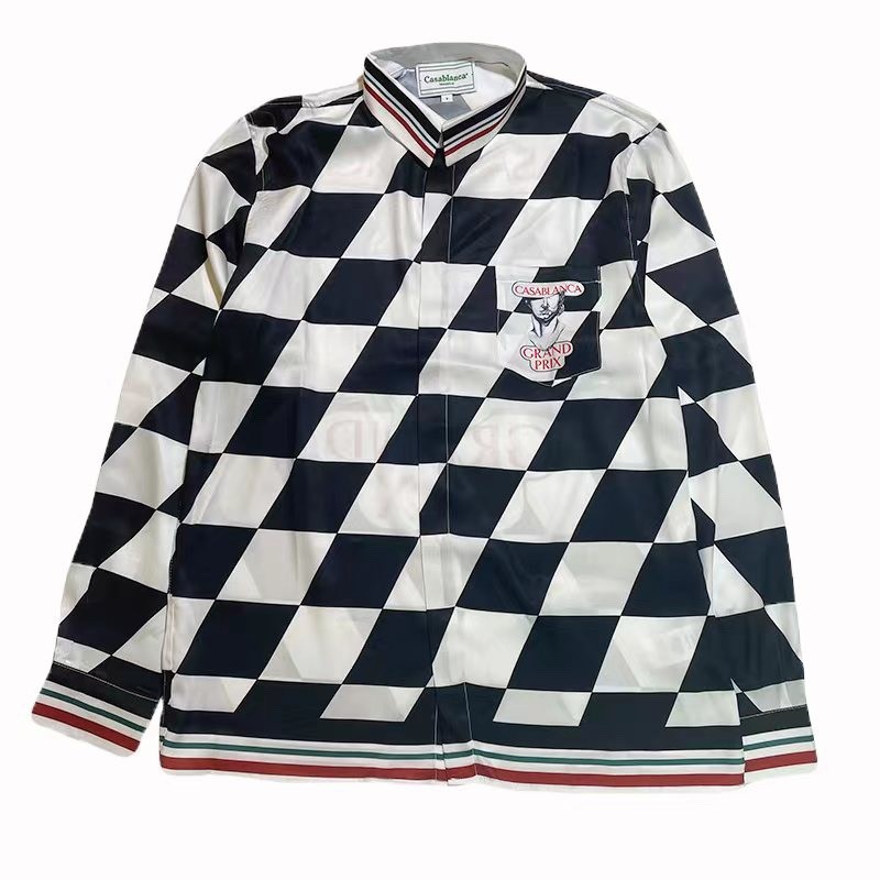 Casablanca Checkerboard shirt with long sleeves