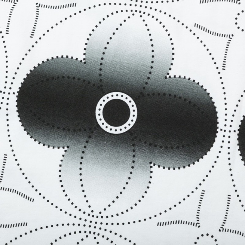 L0*is V*t0n Watercolor four-leaf grass water-dyed t-shirt