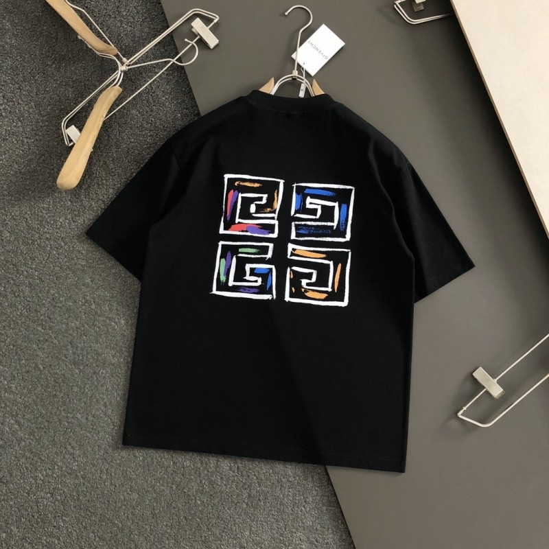 Givenchy  Colored hand-painted letters  t-shirt