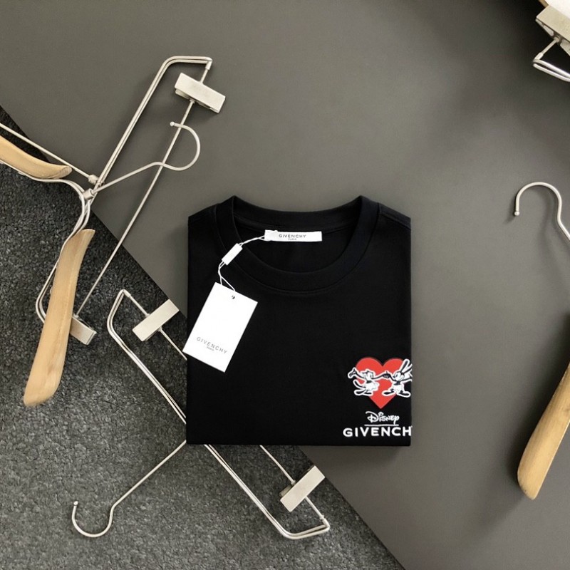 Givenchy Cartoon embroidery classic logo of love t-shirt