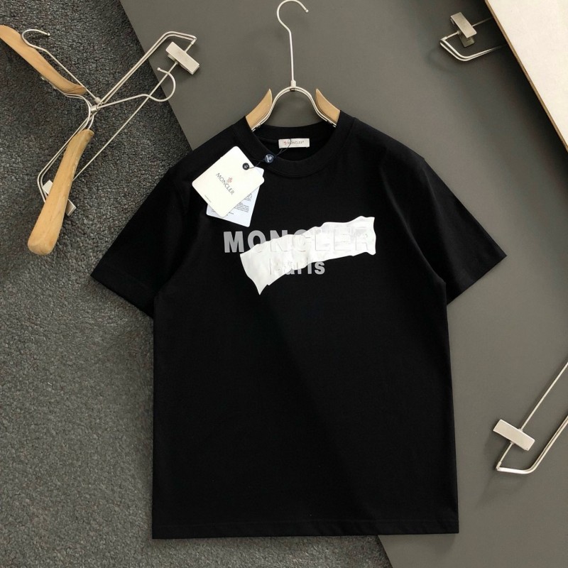 MONCLER Silver-plated with bright lettering-shirt