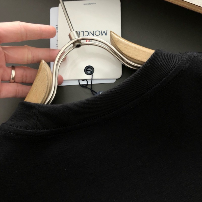 MONCLER Silver-plated with bright lettering-shirt