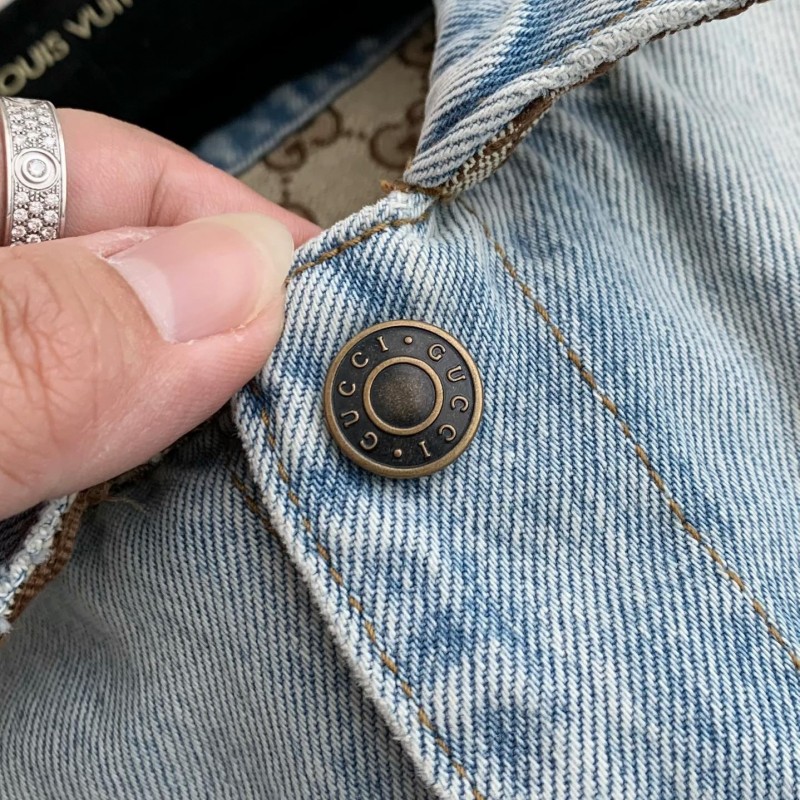 G*u*i 24 new double-sided Jean Jacket