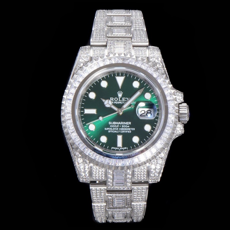 r*l*x 904 steel submariner luxury full Di*m*nd special edition