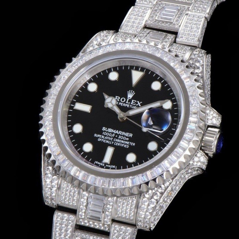 r*l*x 904 steel submariner luxury full Di*m*nd special edition