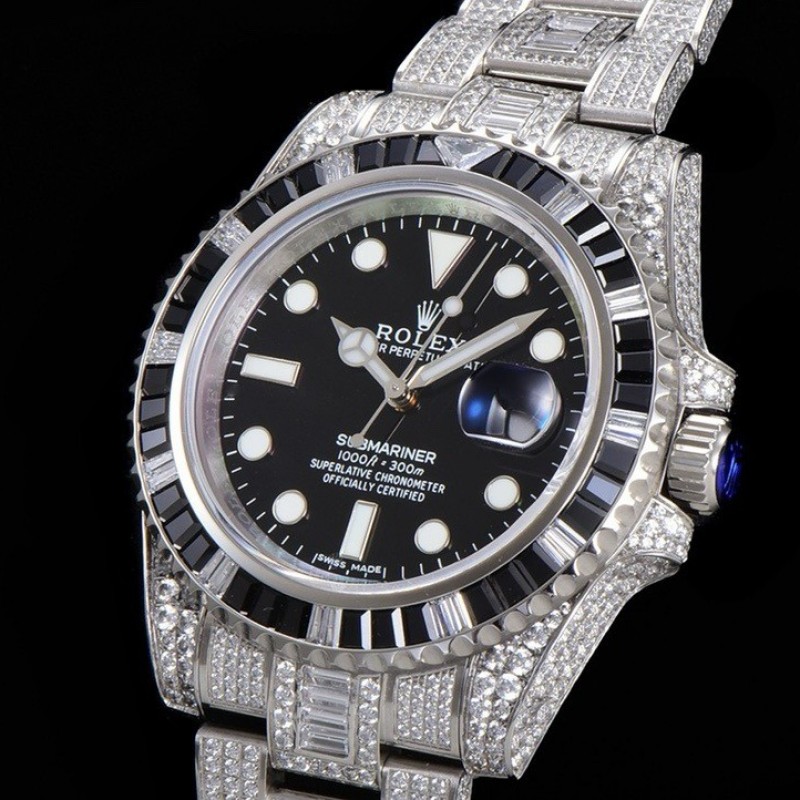 r*l*x 904 steel submariner luxury full Di*m*nd special edition