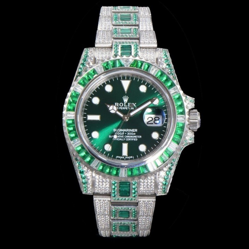 r*l*x 904 steel submariner luxury full Di*m*nd special edition