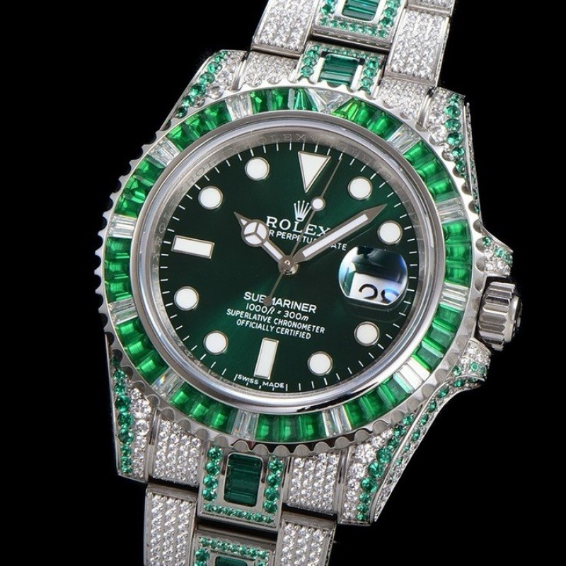 r*l*x 904 steel submariner luxury full Di*m*nd special edition